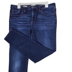 Universal Thread Jeans Womens Size 14 Blue Denim Stretch Skinny Leg 5 Pockets